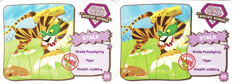 Yoyo Bear Super Species card 35 variants