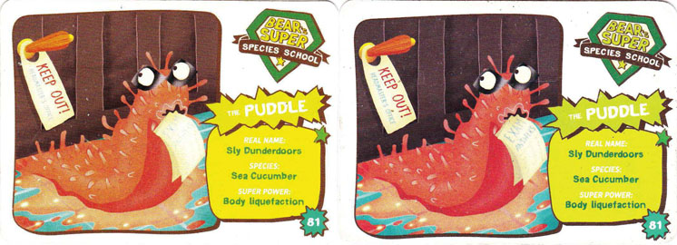Yoyo Bear Super Species card 81 variants