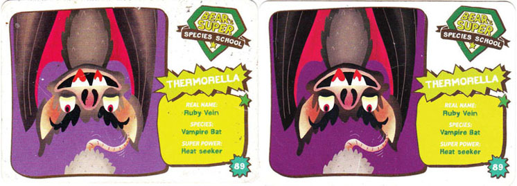Yoyo Bear Super Species card 89 variants